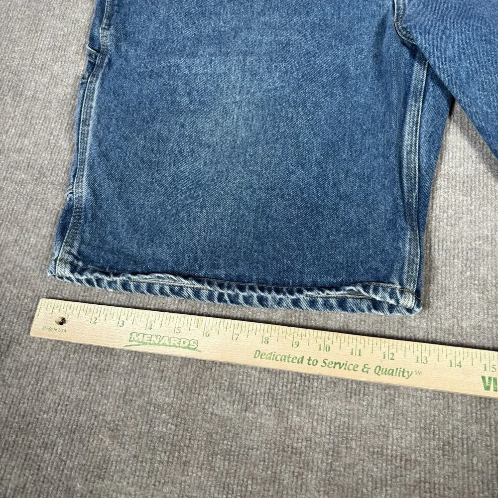 Vintage Polo Jeans Co Ralph Lauren Jean Shorts Mens 38 Blue Denim Carpenter Logo
